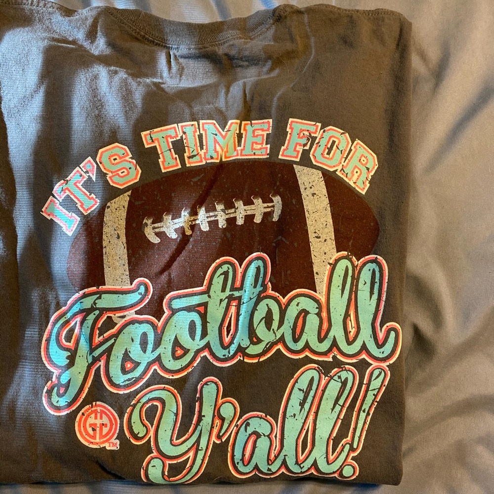 Grey Long Sleeve Girlie Girl T-shirt